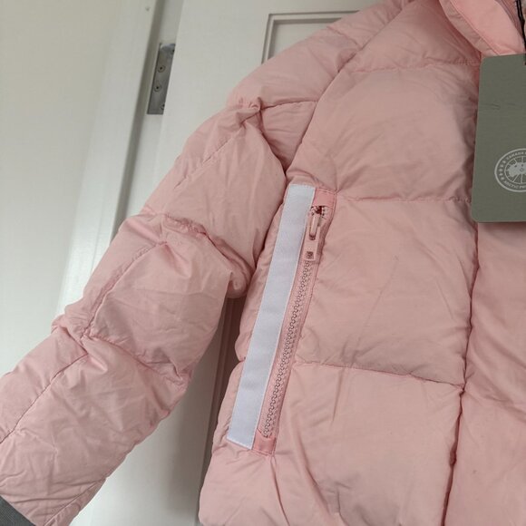 NWT Canada Goose Junction Parka Hooded Puffer Jacket Pink Lemonade Down Filled - Picture 8 of 12